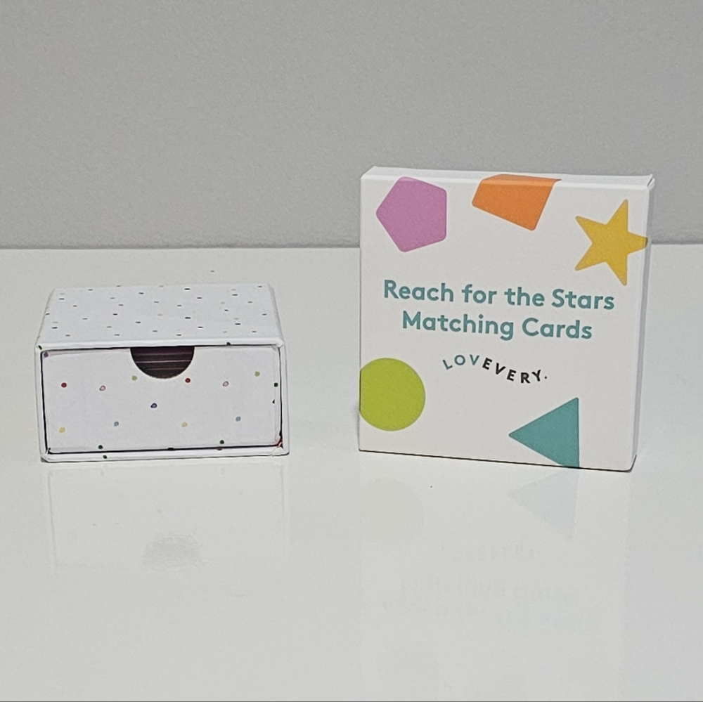 Lovevery Bundle - Things That Move Memory Game & Reach For The Stars Cards